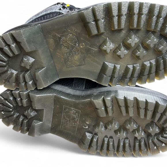 Dr. Martens Zuma Hiking Boots Size 5 - Black Yellow NWOT Combat Hiker Boots - Picture 7 of 7